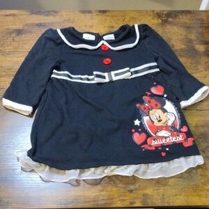 Disney Black and Red Girl Dress with Minnie Mouse